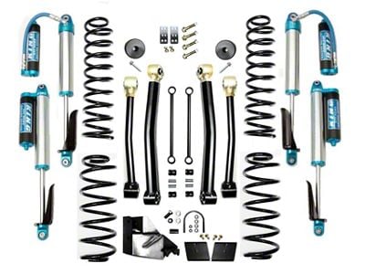 EVO Manufacturing 3.50-Inch Enforcer Stage 3 Suspension Lift Kit with King 2.5 Compression Adjuster Shocks (18-25 2.0L or 3.6L Jeep Wrangler JL, Excluding 4xe)