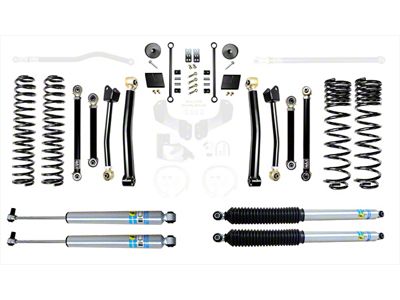 EVO Manufacturing 2.50-Inch Heavy Duty Enforcer Stage 4 Suspension Lift Kit with Bilstein Shocks (20-25 3.0L EcoDiesel Jeep Gladiator JT)