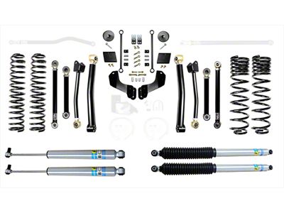 EVO Manufacturing 2.50-Inch Enforcer Stage 4 Overland Suspension Lift Kit with Bilstein Shocks (20-25 3.0L EcoDiesel Jeep Gladiator JT)