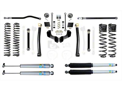 EVO Manufacturing 2.50-Inch Enforcer Stage 3 Overland Suspension Lift Kit with Bilstein Shocks, Front and Rear Track Bars (21-25 3.0L EcoDiesel Jeep Gladiator JT)