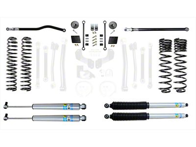 EVO Manufacturing 2.50-Inch Enforcer Stage 1 Suspension Lift Kit with Bilstein Shocks, Front and Rear Track Bars (20-25 3.6L Jeep Gladiator JT, Excluding Mojave)