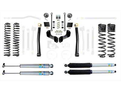 EVO Manufacturing 2.50-Inch Enforcer Stage 2 Overland Suspension Lift Kit with Bilstein Shocks (20-25 3.6L Jeep Gladiator JT, Excluding Mojave)