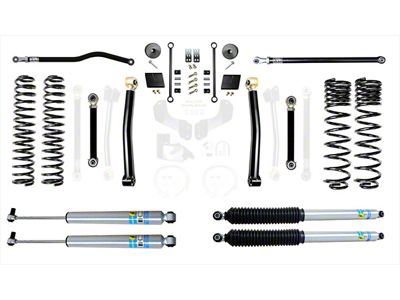 EVO Manufacturing 2.50-Inch Enforcer Stage 3 Suspension Lift Kit with Bilstein Shocks, Front and Rear Track Bars (20-25 3.6L Jeep Gladiator JT, Excluding Mojave)