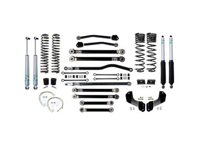 EVO Manufacturing 2.50-Inch Heavy Duty Enforcer Stage 1 Overland Suspension Lift Kit with Bilstein Shocks, Front and Rear Track Bars (20-25 3.6L Jeep Gladiator JT, Excluding Mojave)