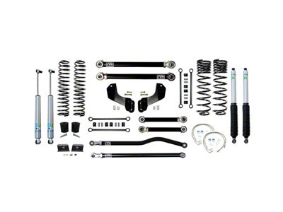 EVO Manufacturing 2.50-Inch Heavy Duty Enforcer Stage 3 Overland Suspension Lift Kit with Bilstein Shocks, Front and Rear Track Bars (20-25 3.6L Jeep Gladiator JT, Excluding Mojave)