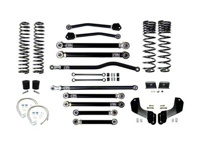 EVO Manufacturing 2.50-Inch Heavy Duty Enforcer Stage 4 Overland Suspension Lift Kit with Front and Rear Track Bars (20-25 3.6L Jeep Gladiator JT)