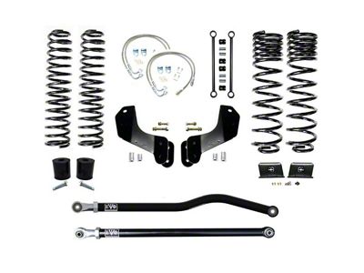EVO Manufacturing 2.50-Inch Heavy Duty Enforcer Stage 1 Suspension Lift Kit with Front and Rear Track Bars (20-25 3.6L Jeep Gladiator JT)