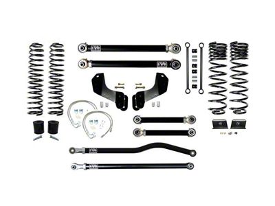 EVO Manufacturing 2.50-Inch Heavy Duty Enforcer Stage 3 Suspension Lift Kit with Front and Rear Track Bars (20-25 3.6L Jeep Gladiator JT)