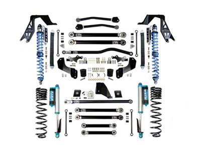 EVO Manufacturing 4.50-Inch Fusion Suspension Lift Kit with King Coil-Overs (20-25 3.6L Jeep Gladiator JT)