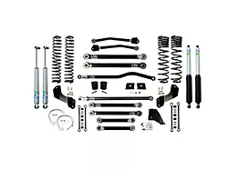 EVO Manufacturing 4.50-Inch Heavy Duty Enforcer Stage 4 Overland Suspension Lift Kit with Bilstein Shocks, Front and Rear Track Bars (20-25 3.6L Jeep Gladiator JT, Excluding Mojave)
