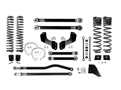 EVO Manufacturing 4.50-Inch Heavy Duty Enforcer Stage 3 Suspension Lift Kit with Front and Rear Track Bars (20-25 3.6L Jeep Gladiator JT)