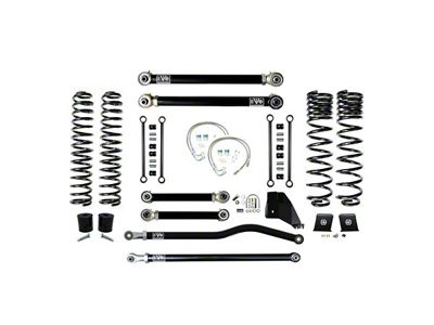 EVO Manufacturing 6.50-Inch Heavy Duty Enforcer Stage 3 Suspension Lift Kit with Front and Rear Track Bars (20-25 3.6L Jeep Gladiator JT)