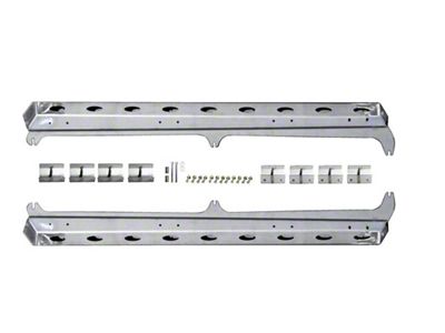 EVO Manufacturing Bomber Rockers; Bare Steel (20-25 Jeep Gladiator JT)