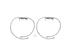 EVO Manufacturing Dana 44 Front Brake Lines for 2.50 to 6.50-Inch Lift (20-25 Jeep Gladiator JT w/ Max Towing Package, Mojave, Rubicon)