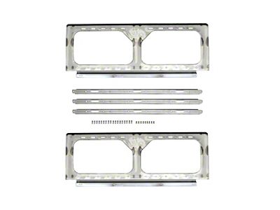 EVO Manufacturing Full Height Bed Rack; Bare Steel (20-25 Jeep Gladiator JT)