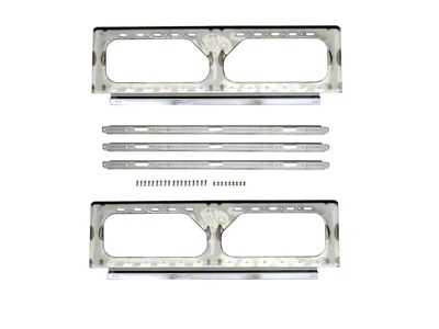 EVO Manufacturing Half Height Bed Rack; Bare Steel (20-25 Jeep Gladiator JT)