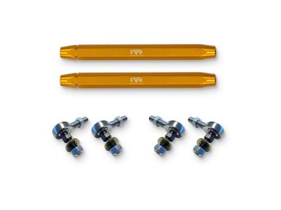 EVO Manufacturing HD Rear Sway Bar Links; 12.50 to 13.90-Inch Length Range (20-25 Jeep Gladiator JT)