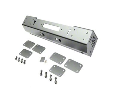 EVO Manufacturing Quarter Pounder Winch Front Bumper; Bare Steel (20-25 Jeep Gladiator JT)
