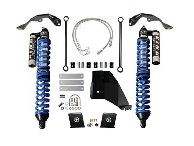 EVO Manufacturing Rear Bolt-On Coil-Over Kit with King Shocks; Black (20-25 Jeep Gladiator JT)