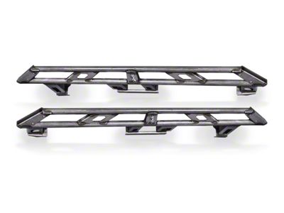 EVO Manufacturing Weld-On Rock Sliders; Bare Steel (20-25 Jeep Gladiator JT)