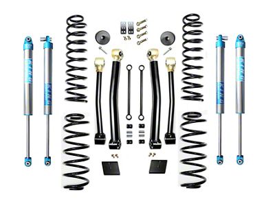 EVO Manufacturing 2.50-Inch Heavy Duty Enforcer Stage 3 Suspension Lift Kit with King 2.0 Shocks (18-25 Jeep Wrangler JL, Excluding 4xe & EcoDiesel)