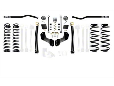 EVO Manufacturing 2.50-Inch Enforcer OVERLAND Stage 2 PLUS Suspension Lift Kit (21-25 3.0L EcoDiesel Jeep Wrangler JL)