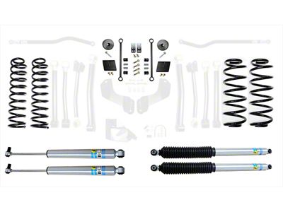 EVO Manufacturing 2.50-Inch Enforcer Stage 1 Suspension Lift Kit with Bilstein Shocks (21-25 Jeep Wrangler JL 4xe)
