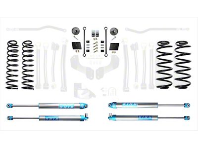 EVO Manufacturing 2.50-Inch Enforcer Stage 1 Suspension Lift Kit with King 2.0 Shocks (21-25 Jeep Wrangler JL 4xe)