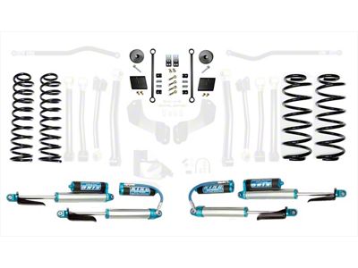 EVO Manufacturing 2.50-Inch Enforcer Stage 1 Suspension Lift Kit with King 2.5 Shocks (18-25 2.0L or 3.6L Jeep Wrangler JL, Excluding 4xe)