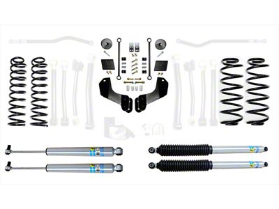 EVO Manufacturing 2.50-Inch Enforcer Stage 1 Overland Suspension Lift Kit with Bilstein Shocks (18-25 2.0L or 3.6L Jeep Wrangler JL, Excluding 4xe)