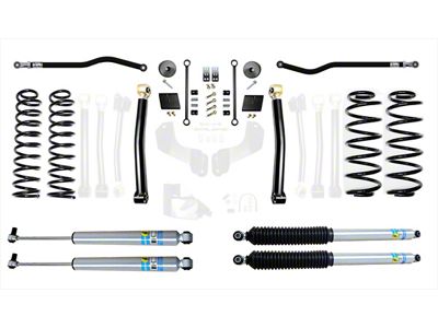 EVO Manufacturing 2.50-Inch Enforcer Stage 2 Suspension Lift Kit with Bilstein Shocks, Front and Rear Track Bars (18-25 2.0L or 3.6L Jeep Wrangler JL 4-Door, Excluding 4xe)
