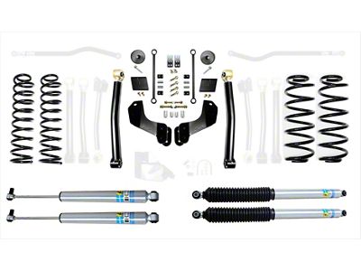 EVO Manufacturing 2.50-Inch Enforcer Stage 2 Overland Suspension Lift Kit with Bilstein Shocks (18-25 2.0L or 3.6L Jeep Wrangler JL, Excluding 4xe)
