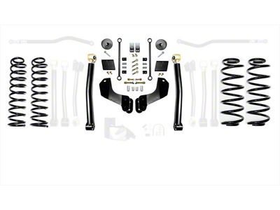 EVO Manufacturing 2.50-Inch Enforcer Stage 2 Overland Suspension Lift Kit (18-25 2.0L or 3.6L Jeep Wrangler JL, Excluding 4xe)