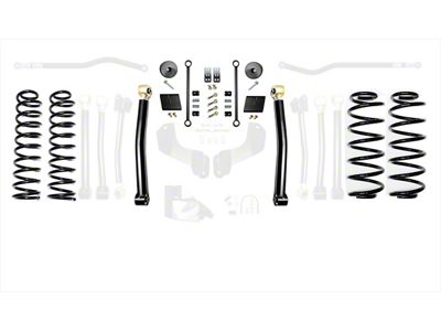EVO Manufacturing 2.50-Inch Enforcer Stage 2 Suspension Lift Kit (18-25 2.0L or 3.6L Jeep Wrangler JL, Excluding 4xe)