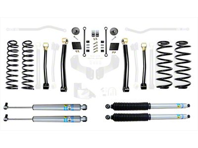 EVO Manufacturing 2.50-Inch Enforcer Stage 3 Suspension Lift Kit with Bilstein Shocks (18-25 2.0L or 3.6L Jeep Wrangler JL, Excluding 4xe)