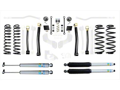 EVO Manufacturing 2.50-Inch Enforcer Stage 3 Suspension Lift Kit with Bilstein Shocks (21-25 Jeep Wrangler JL 4xe)