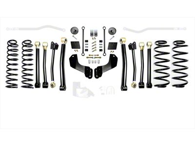 EVO Manufacturing 2.50-Inch Enforcer Stage 4 Overland Suspension Lift Kit (18-25 2.0L or 3.6L Jeep Wrangler JL, Excluding 4xe)