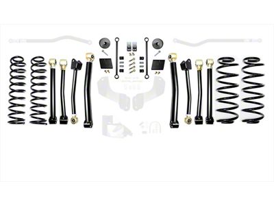 EVO Manufacturing 2.50-Inch Enforcer Stage 4 Suspension Lift Kit (18-25 2.0L or 3.6L Jeep Wrangler JL, Excluding 4xe)