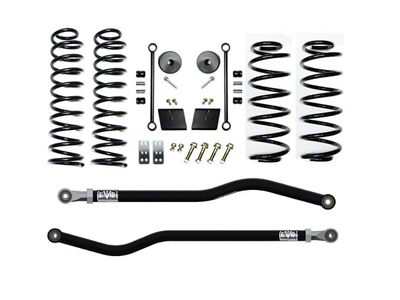 EVO Manufacturing 2.50-Inch Heavy Duty Enforcer Stage 1 PLUS Suspension Lift Kit (18-25 2.0L or 3.6L Jeep Wrangler JL, Excluding 4xe)