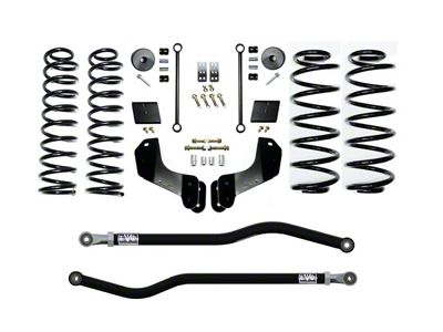 EVO Manufacturing 2.50-Inch Heavy Duty Enforcer OVERLAND Stage 1 PLUS Suspension Lift Kit (18-25 2.0L or 3.6L Jeep Wrangler JL, Excluding 4xe)