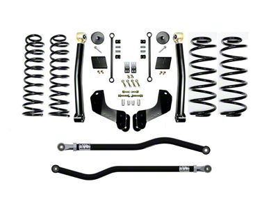 EVO Manufacturing 2.50-Inch Heavy Duty Enforcer OVERLAND Stage 2 PLUS Suspension Lift Kit (18-25 2.0L or 3.6L Jeep Wrangler JL, Excluding 4xe)