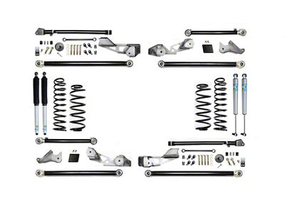 EVO Manufacturing 2.50-Inch Heavy Duty High Clearance Pro Long Arm Suspension Lift Kit with Bilstein Shocks (18-25 Jeep Wrangler JL 4-Door, Excluding 4xe & EcoDiesel)