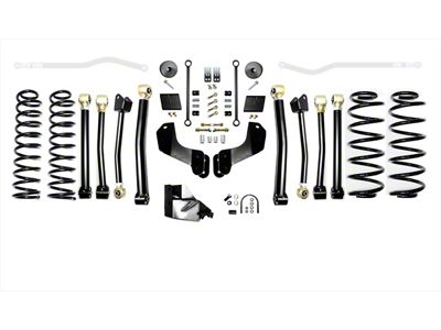 EVO Manufacturing 3.50-Inch Enforcer Stage 4 Overland Suspension Lift Kit (18-25 2.0L or 3.6L Jeep Wrangler JL, Excluding 4xe)