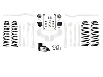 EVO Manufacturing 3.50-Inch High Clearance Long Arm Suspension Kit (18-25 2.0L or 3.6L Jeep Wrangler JL 4-Door, Excluding 4xe)