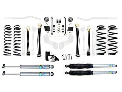 EVO Manufacturing 4.50-Inch Enforcer Stage 3 Suspension Lift Kit with Bilstein Shocks (20-25 3.0L Jeep Wrangler JL)
