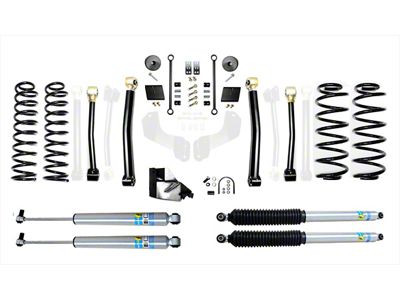 EVO Manufacturing 4.50-Inch Enforcer Stage 3 Suspension Lift Kit with Bilstein Shocks (21-25 Jeep Wrangler JL 4xe)