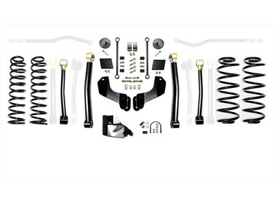 EVO Manufacturing 4.50-Inch Enforcer Stage 3 Overland Suspension Lift Kit (18-25 2.0L or 3.6L Jeep Wrangler JL, Excluding 4xe)