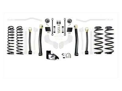 EVO Manufacturing 4.50-Inch Enforcer Stage 3 Suspension Lift Kit (21-25 3.0L EcoDiesel Jeep Wrangler JL)