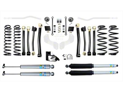 EVO Manufacturing 4.50-Inch Enforcer Stage 4 Suspension Lift Kit with Bilstein Shocks (18-25 2.0L or 3.6L Jeep Wrangler JL, Excluding 4xe)