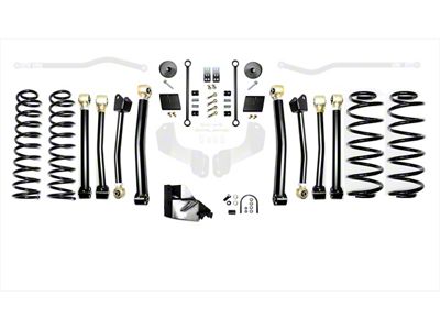 EVO Manufacturing 4.50-Inch Enforcer Stage 4 Suspension Lift Kit (18-25 2.0L or 3.6L Jeep Wrangler JL, Excluding 4xe)